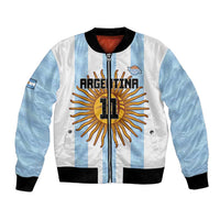 Custom Argentina Basketball Bomber Jacket Go El Alma Argentina