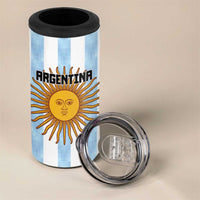 Custom Argentina Basketball 4 in 1 Can Cooler Tumbler Go El Alma Argentina