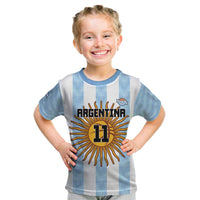 Custom Argentina Basketball Kid T Shirt Go El Alma Argentina
