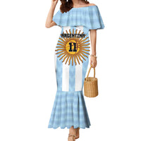 Custom Argentina Basketball Mermaid Dress Go El Alma Argentina