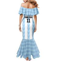 Custom Argentina Basketball Mermaid Dress Go El Alma Argentina