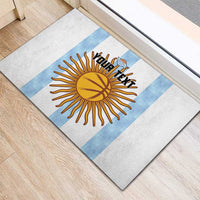 Custom Argentina Basketball Rubber Doormat Go El Alma Argentina