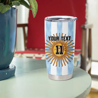 Custom Argentina Basketball Tumbler Cup Go El Alma Argentina