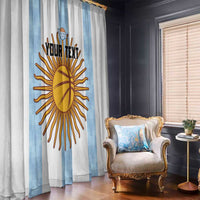 Custom Argentina Basketball Window Curtain Go El Alma Argentina