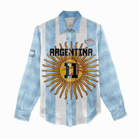 Custom Argentina Basketball Women Casual Shirt Go El Alma Argentina