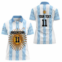 Custom Argentina Basketball Women Polo Shirt Go El Alma Argentina