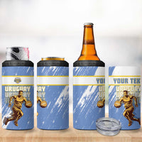 Custom Uruguay Basketball 4 in 1 Can Cooler Tumbler Come On Charruas
