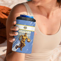 Custom Uruguay Basketball 4 in 1 Can Cooler Tumbler Come On Charruas