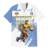 Custom Uruguay Basketball Family Matching Mermaid Dress and Hawaiian Shirt Come On Charruas