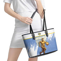 Uruguay Basketball Leather Tote Bag Come On Charruas