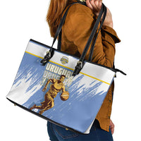 Uruguay Basketball Leather Tote Bag Come On Charruas