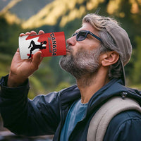 Custom Canada Basketball 4 in 1 Can Cooler Tumbler Go Champions Team Canada