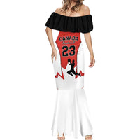 Custom Canada Basketball Mermaid Dress Go Champions Team Canada