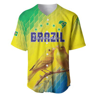 Custom Brazil Football Baseball Jersey Go Canarinho Go