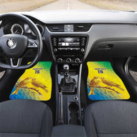 Custom Brazil Football Car Mats Go Canarinho Go