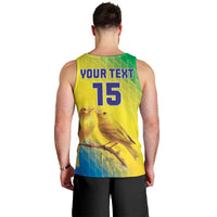 Custom Brazil Football Men Tank Top Go Canarinho Go
