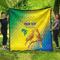 Custom Brazil Football Quilt Go Canarinho Go