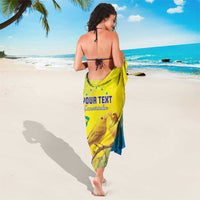 Custom Brazil Football Sarong Go Canarinho Go