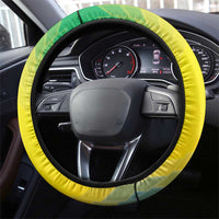 Brazil Football Steering Wheel Cover Go Canarinho Go