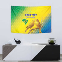 Custom Brazil Football Tapestry Go Canarinho Go