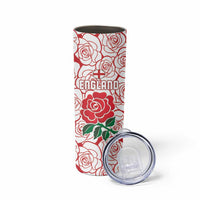 South Africa and England Rugby Skinny Tumbler Springboks Mascot With Red Rose