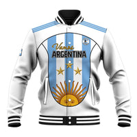 Custom Argentina Football Baseball Jacket Vamos Vamos Argentina