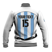 Custom Argentina Football Baseball Jacket Vamos Vamos Argentina