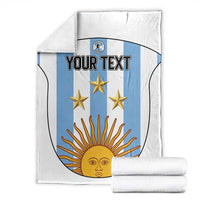Custom Argentina Football Blanket Vamos Vamos Argentina