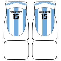 Custom Argentina Football Car Mats Vamos Vamos Argentina