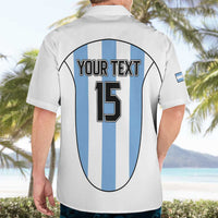 Custom Argentina Football Hawaiian Shirt Vamos Vamos Argentina