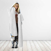 Custom Argentina Football Hooded Blanket Vamos Vamos Argentina