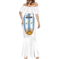 Custom Argentina Football Mermaid Dress Vamos Vamos Argentina