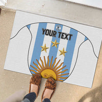 Custom Argentina Football Rubber Doormat Vamos Vamos Argentina