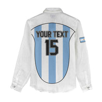 Custom Argentina Football Women Casual Shirt Vamos Vamos Argentina