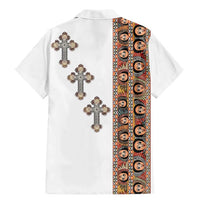 Ethiopia Angels Tilet Family Matching Mermaid Dress and Hawaiian Shirt Ethiopian Cross