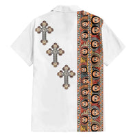 Ethiopia Angels Tilet Family Matching Summer Maxi Dress and Hawaiian Shirt Ethiopian Cross