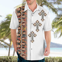 Ethiopia Angels Tilet Hawaiian Shirt Ethiopian Cross