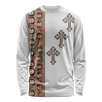 Ethiopia Angels Tilet Long Sleeve Shirt Ethiopian Cross