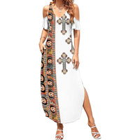 Ethiopia Angels Tilet Summer Maxi Dress Ethiopian Cross