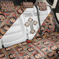 Personalized Ethiopian Orthodox Church Angel Back Car Seat Cover