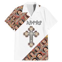 Personalized Ethiopian Orthodox Church Angel Family Matching Mermaid Dress and Hawaiian Shirt
