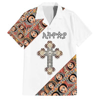 Personalized Ethiopian Orthodox Church Angel Family Matching Summer Maxi Dress and Hawaiian Shirt