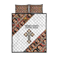 Personalized Ethiopian Orthodox Church Angel Quilt Bed Set