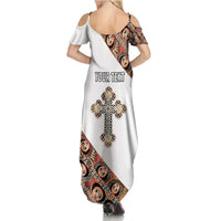 Personalized Ethiopian Orthodox Church Angel Summer Maxi Dress