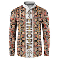 Personalized Ethiopian Tewahedo Angel Orthodox Button Sweatshirt