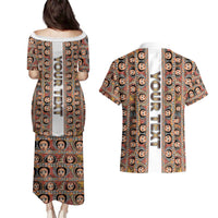 Personalized Ethiopian Tewahedo Angel Orthodox Couples Matching Puletasi and Hawaiian Shirt