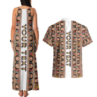 Personalized Ethiopian Tewahedo Angel Orthodox Couples Matching Tank Maxi Dress and Hawaiian Shirt