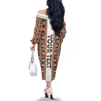 Personalized Ethiopian Tewahedo Angel Orthodox Family Matching Off The Shoulder Long Sleeve Dress and Hawaiian Shirt