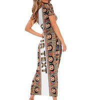 Personalized Ethiopian Tewahedo Angel Orthodox Family Matching Short Sleeve Bodycon Dress and Hawaiian Shirt