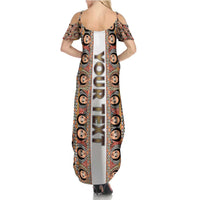 Personalized Ethiopian Tewahedo Angel Orthodox Family Matching Summer Maxi Dress and Hawaiian Shirt